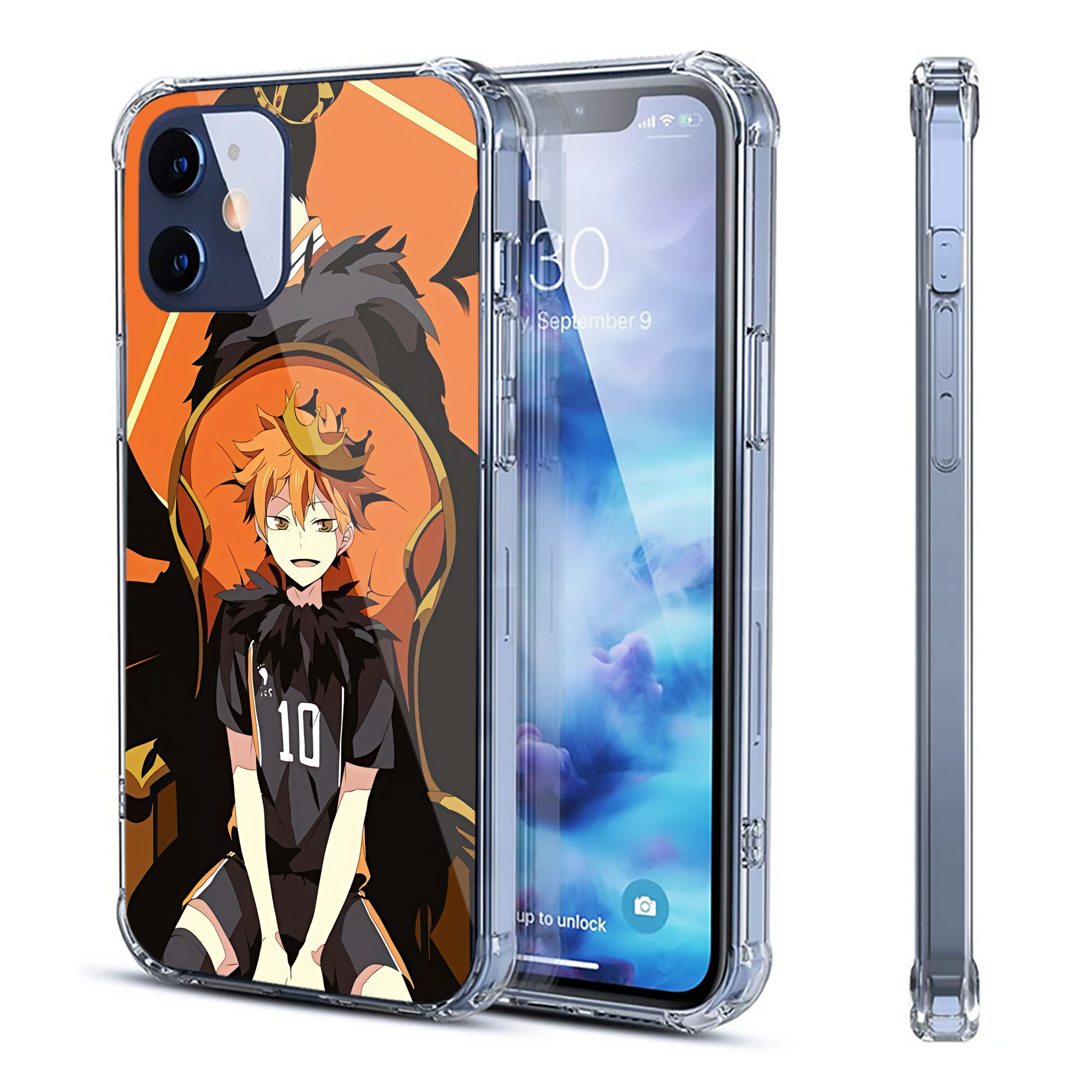（画像用） ハイキュー!! Haikyu!! 【iPhone 12シリーズ対応】透明スマホケース（クリアソフトケース）